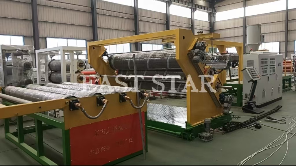 تم تركيب خط إنتاج صفائح حزام السماد بطول 2.4 متر وجاهز للتغليف